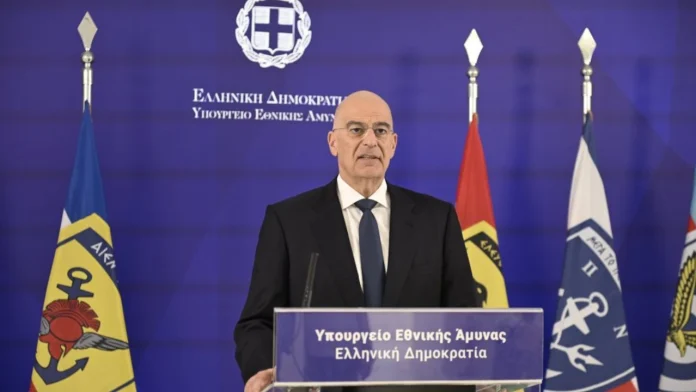 Greek Minister of Defense Nikos Dendias. Photo: Ministry of Defense